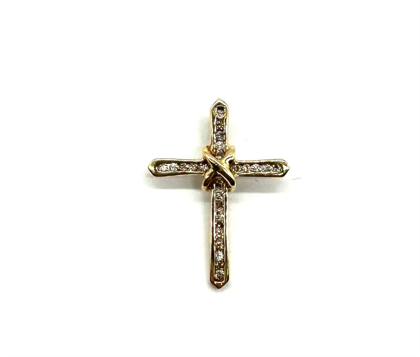 1/2 CTW Diamond Cross Pendant