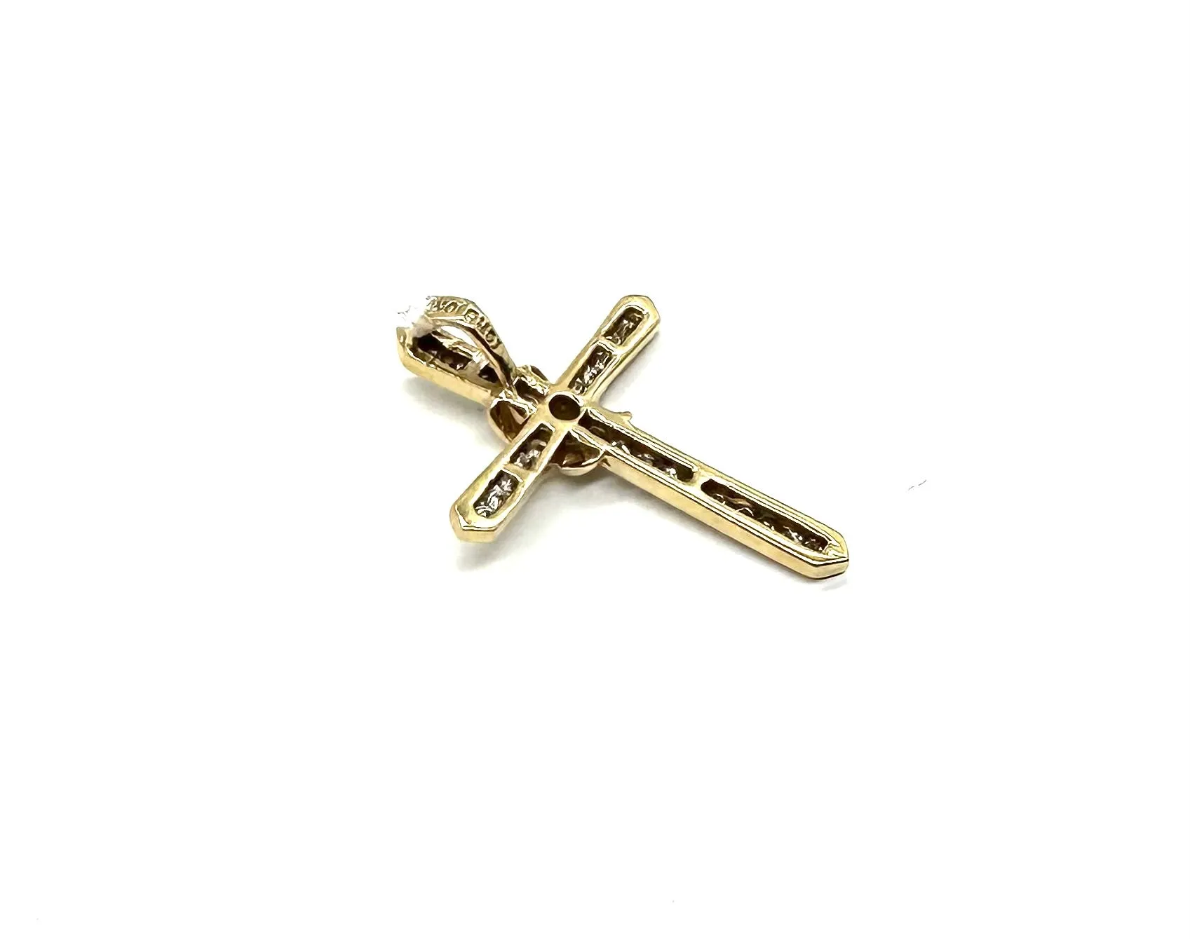 1/2 CTW Diamond Cross Pendant