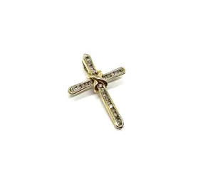 1/2 CTW Diamond Cross Pendant