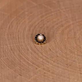 13-Stone Round Cluster in Yellow Gold (7mm)