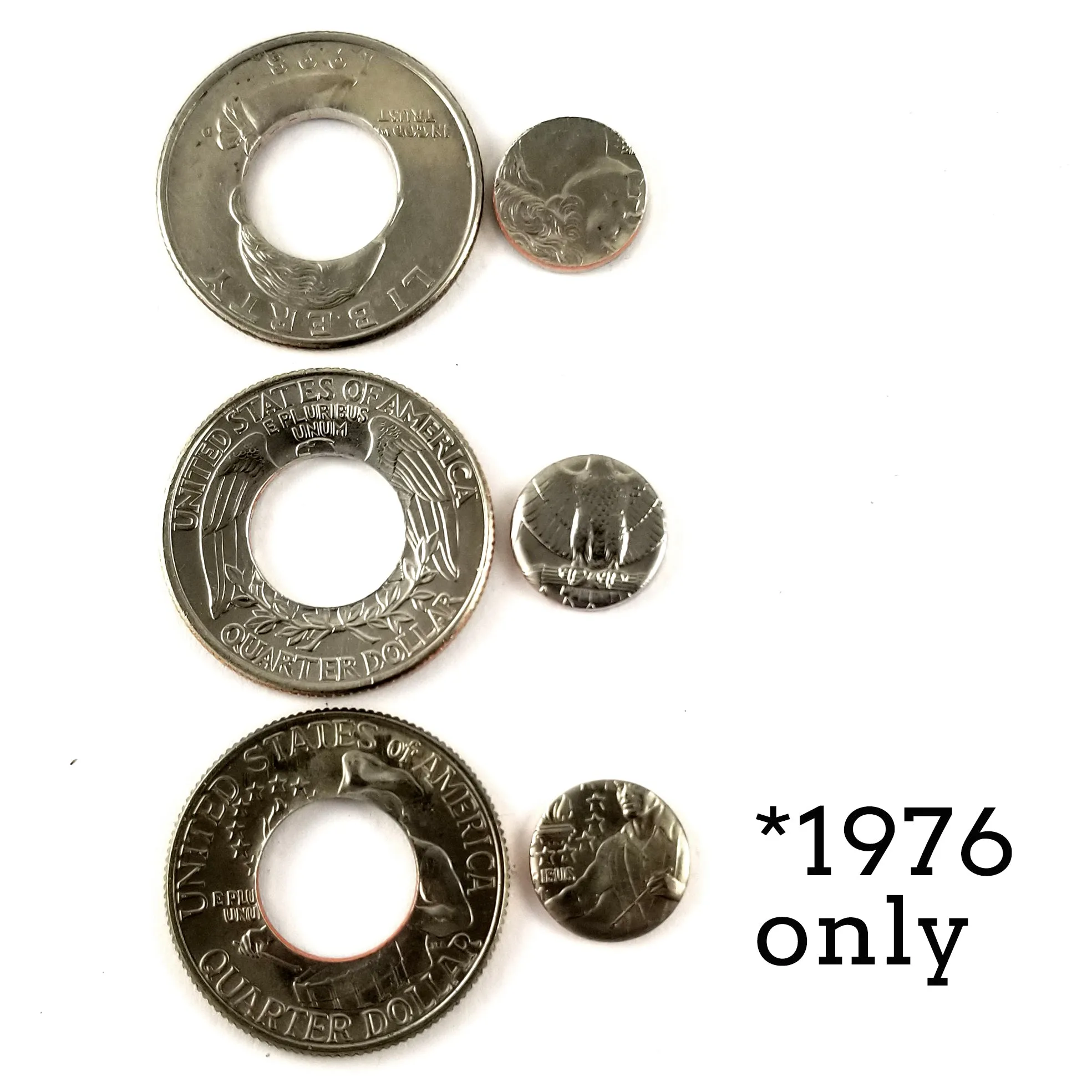 1985 Washington Quarter Coin Ring