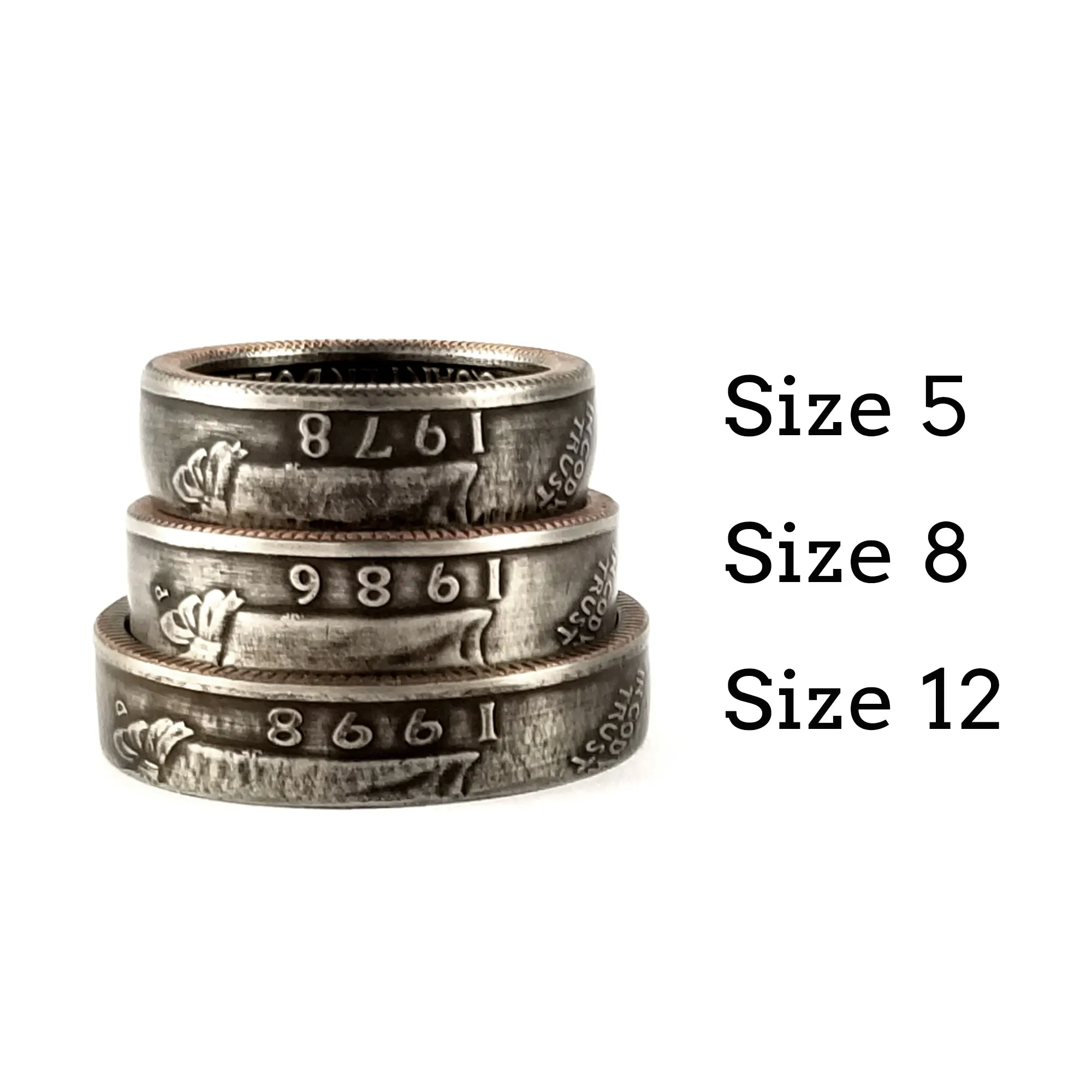 1985 Washington Quarter Coin Ring