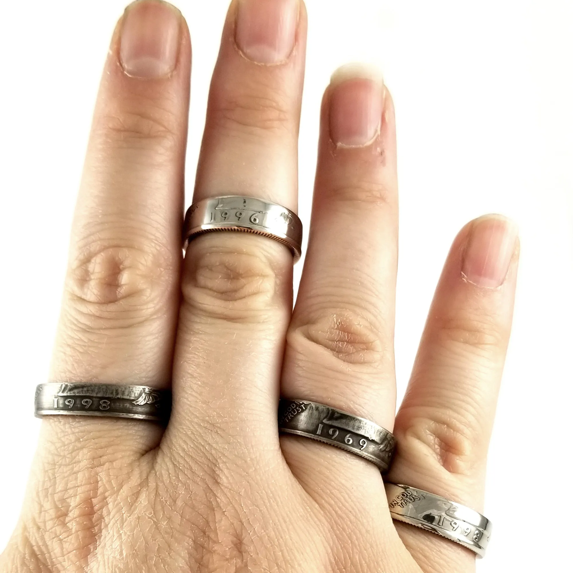 1985 Washington Quarter Coin Ring