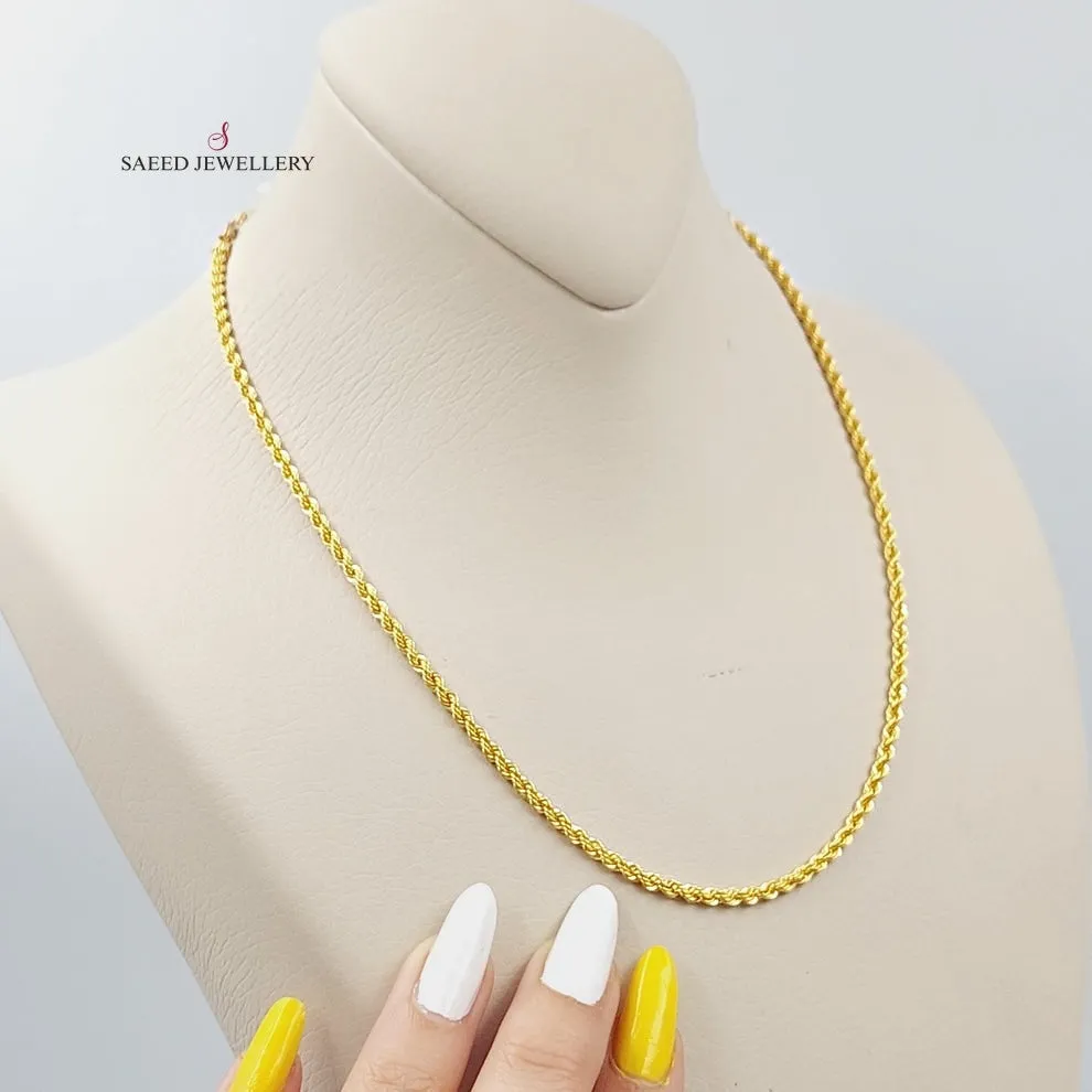 45cm Medium Thickness Rope Chain