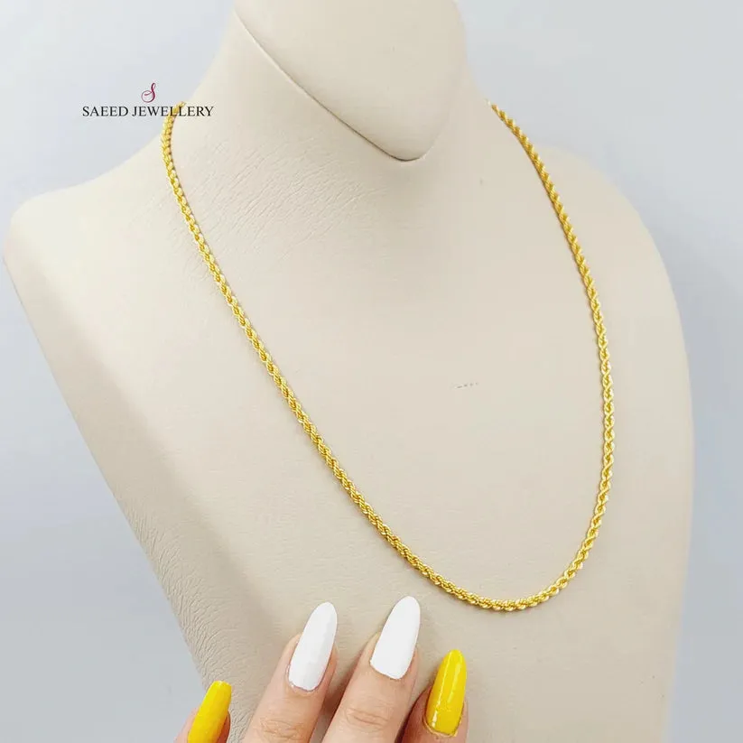 50cm  Medium Thickness Rope Chain