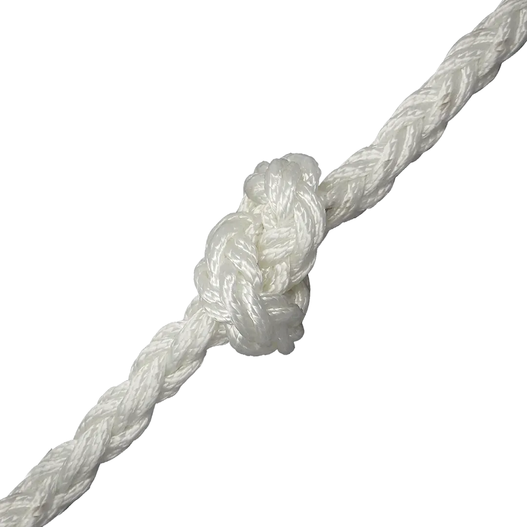 8 Strand Nylon, White, (price per meter)