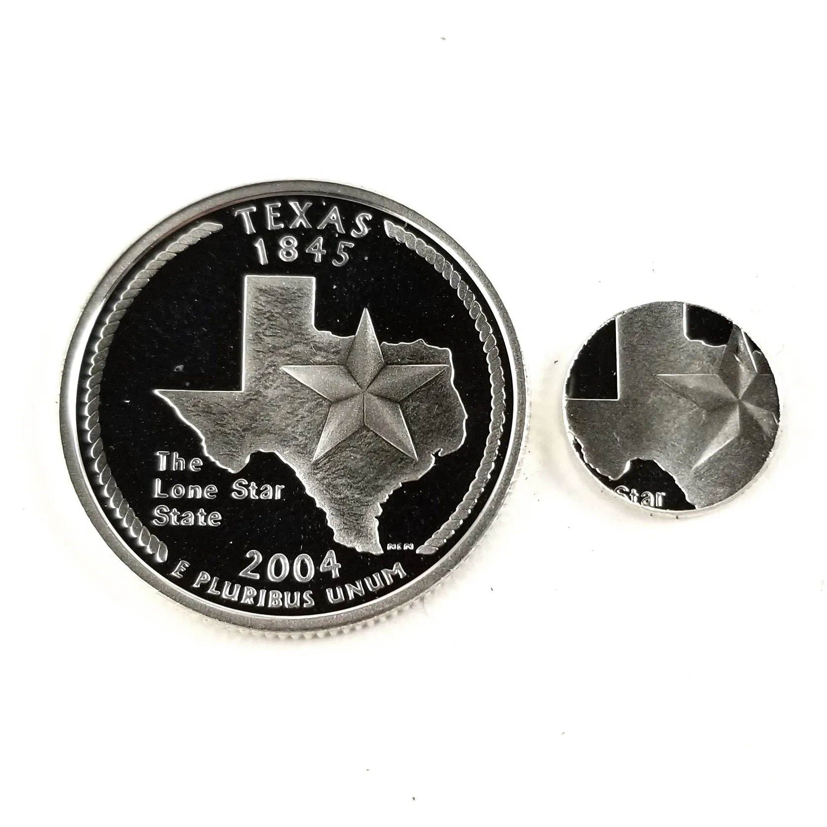 90% Silver Texas Quarter Ring
