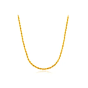 916 Gold Rope Chain (Solid)