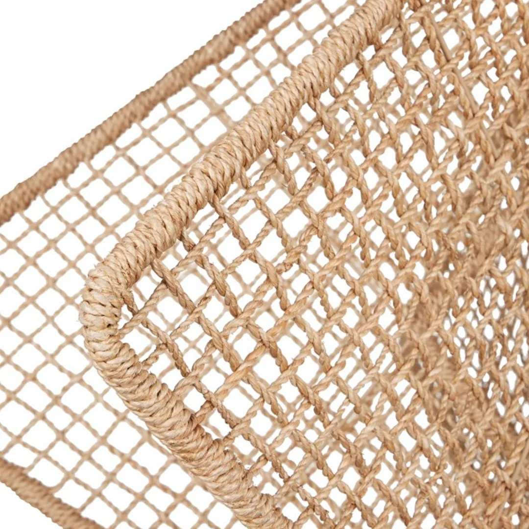 Abaca Rope Diamond Chandelier