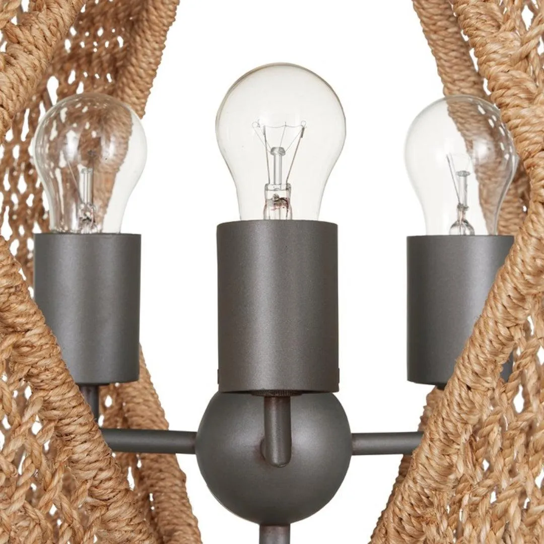 Abaca Rope Diamond Chandelier