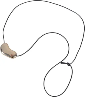 Adjustable Leather Rope Necklace with Swirls Pendant Supplies for Trendy Men and Women Versatile Fashion Accessory, leather cord CCB