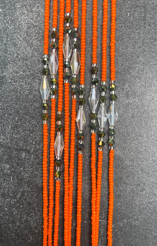 Aligned Spirit Tie On Waist Beads