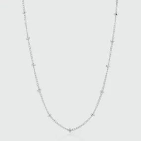 Barbican Sterling Silver Beaded Chain