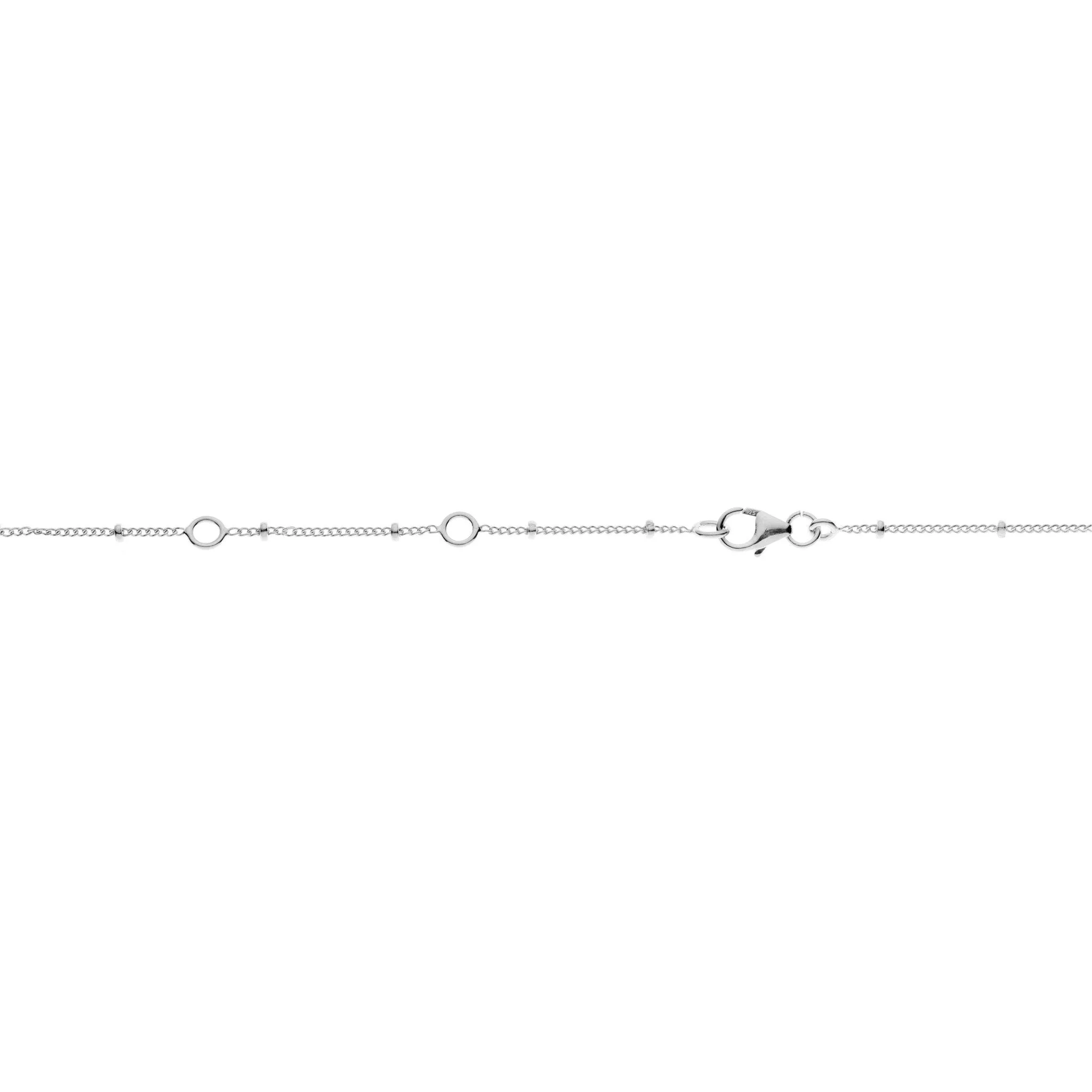 Barbican Sterling Silver Beaded Chain