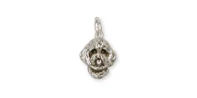 Bichon Frise Charm Jewelry Sterling Silver Handmade Dog Charm BC4-C