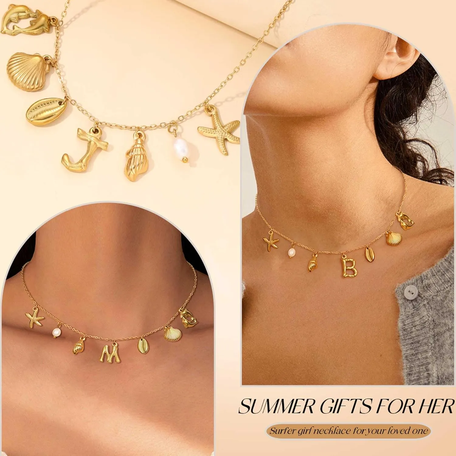 Btysun Bubble Letter Necklace Gold, Initial Necklace for Women Teen Girls Gifts Trendy Stuff 14k Gold Balloon Bubble Necklace Letter A-Z Birthday Christmas Jewelry for Mom Girlfriend Sister Daughter