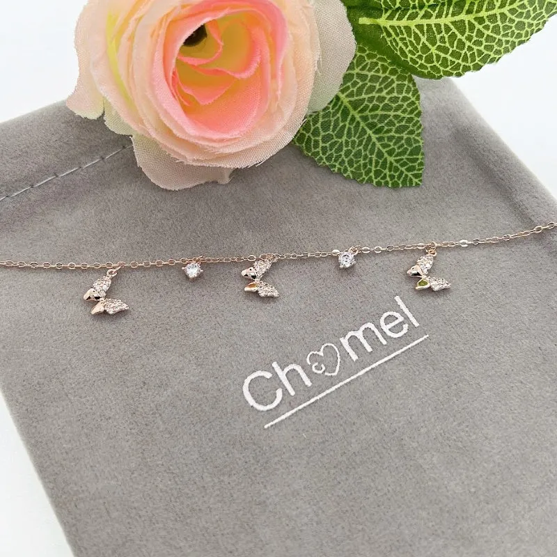 Butterfly Cubic Zirconia Bracelet