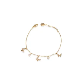 Butterfly Cubic Zirconia Bracelet