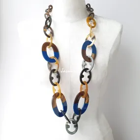 Charming Buffalo Horn Necklace J18079, Lacquered Horn. Jasmino.vn