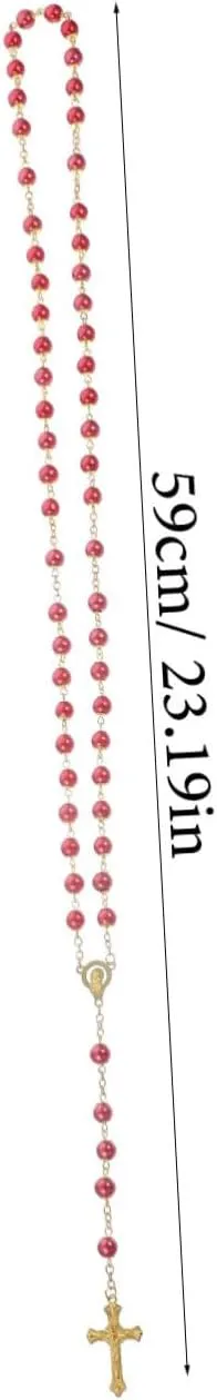 Cross Necklace Pearls Necklace Necklaces Pearl Necklace Crosses Necklace for Women Cross Pendant