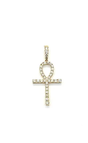 Diamond Ankh Pendant