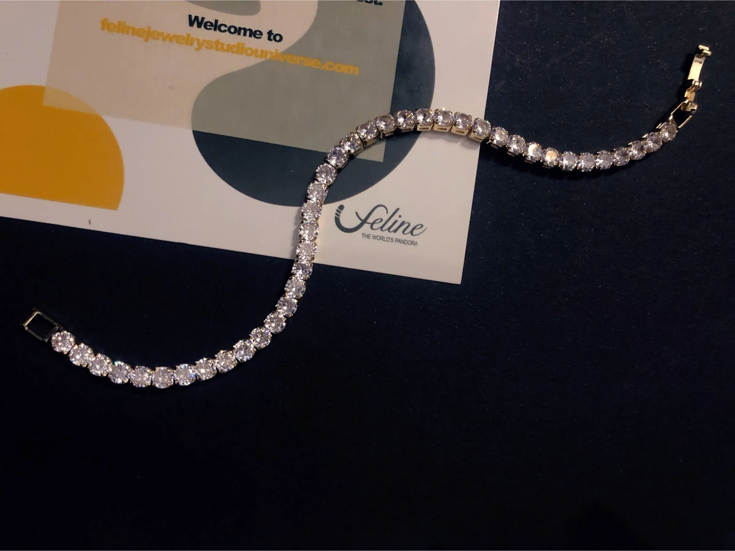 Donatella Tennis Bracelet