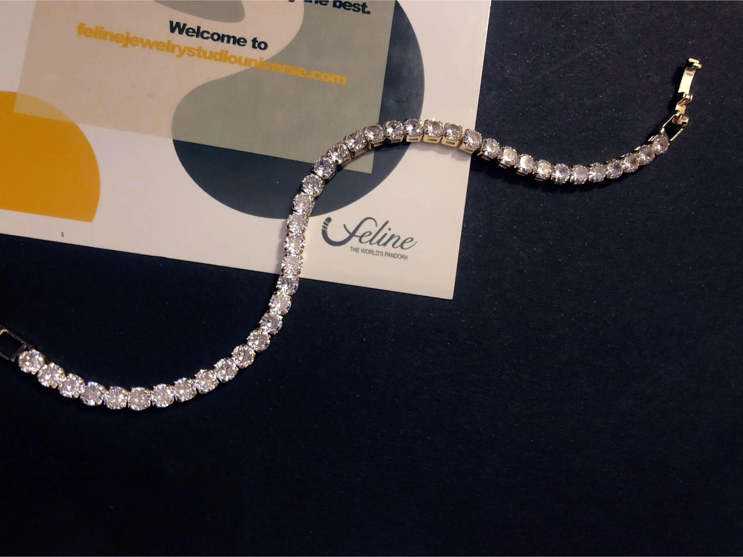 Donatella Tennis Bracelet