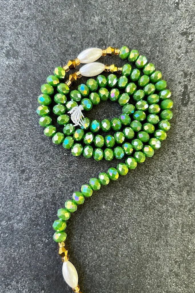 Extended Length 60 Inch Leap of Faith Lux Tie On  Waist Beads mi