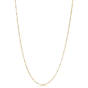 Fine Bubble Chain Necklace, Gold