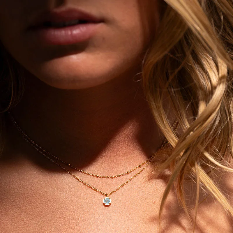 Fine Bubble Chain Necklace, Gold
