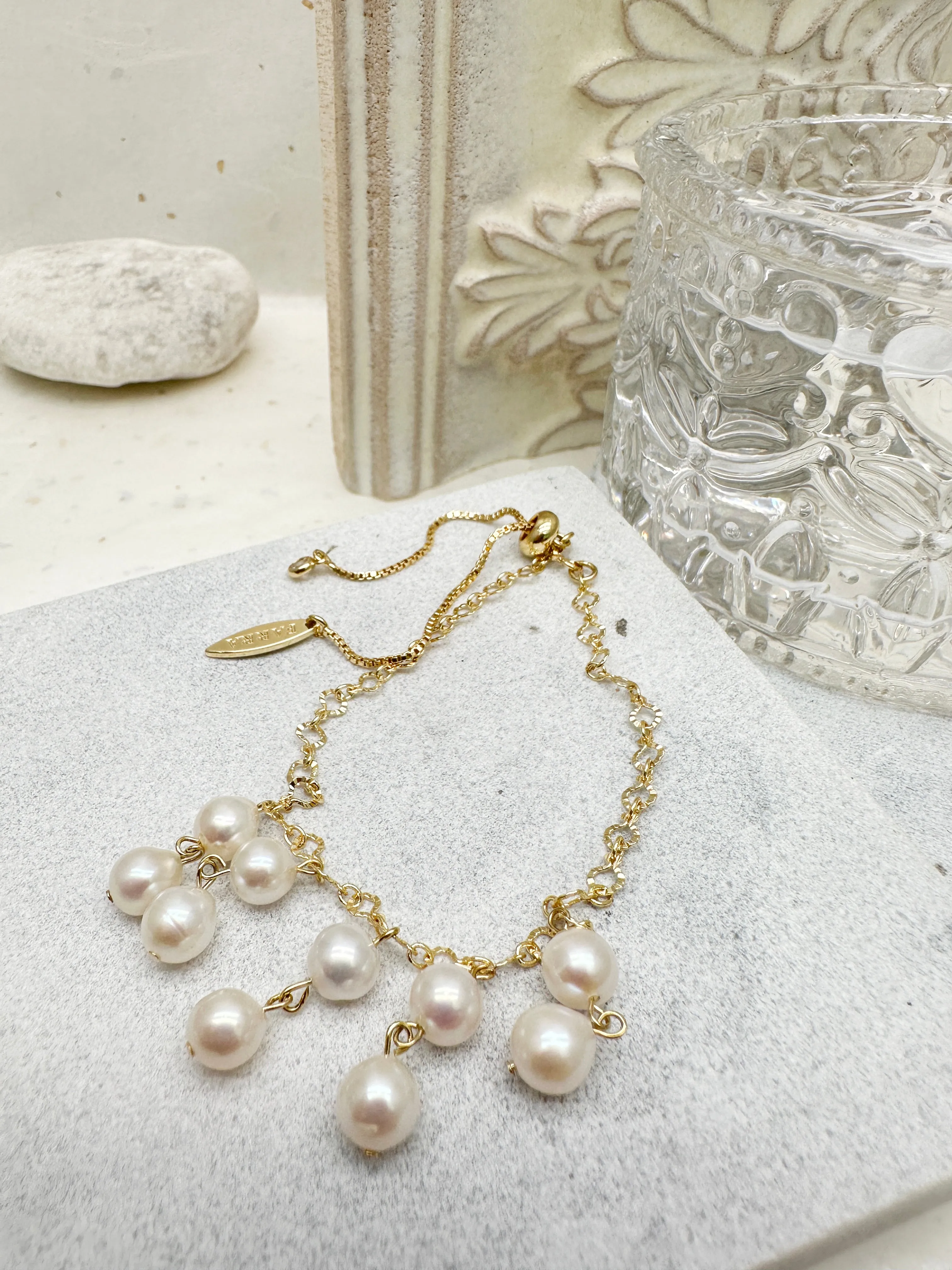Freshwater Pearls Tassel Bracelet LB016