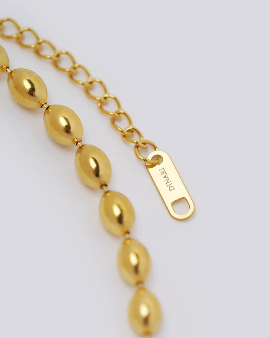 Golden Bead Pearl Necklace