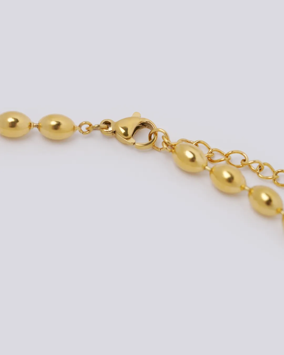 Golden Bead Pearl Necklace