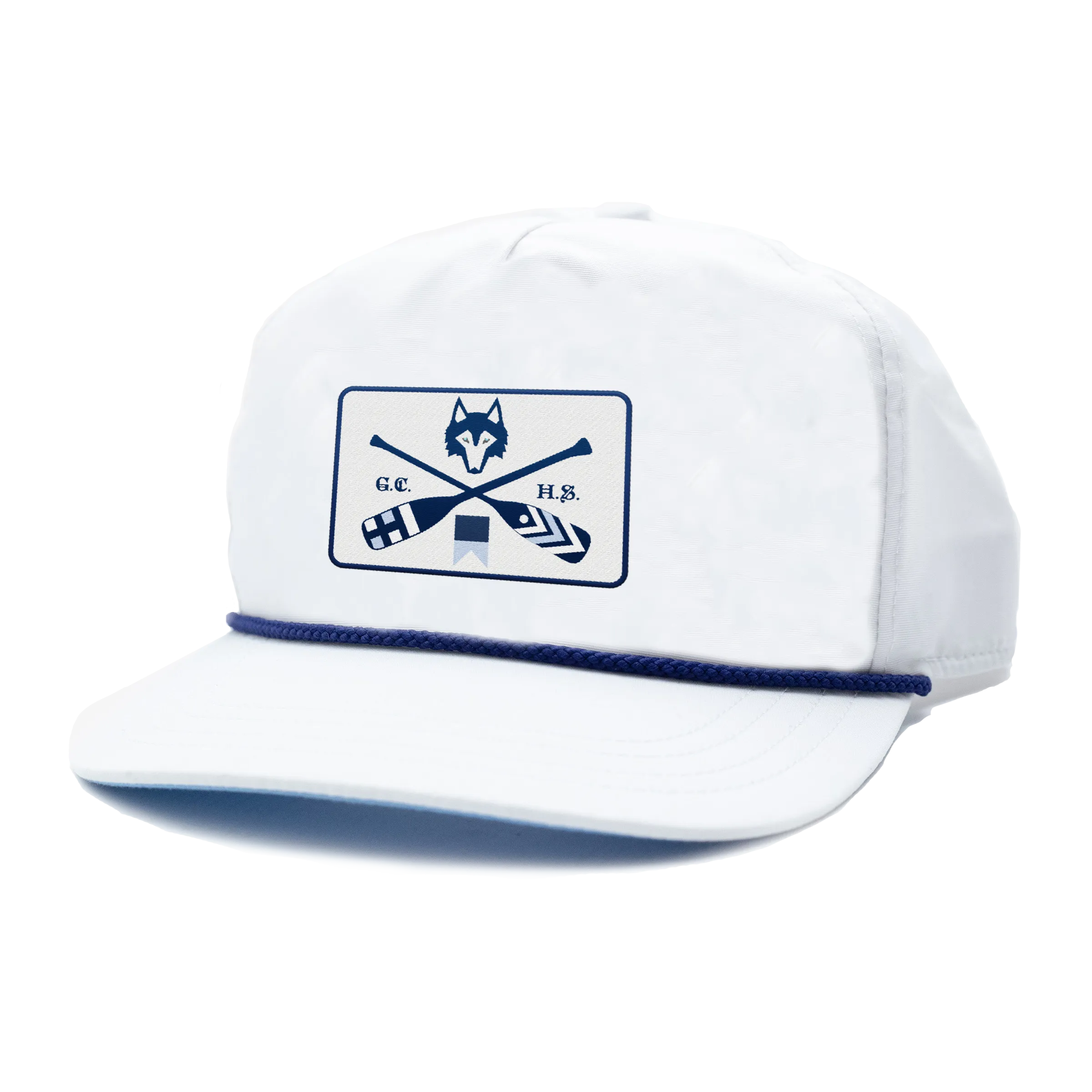 H.S. Crossed Paddles Rope Hat