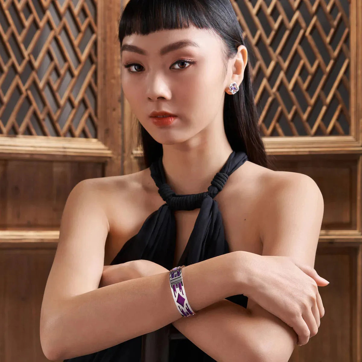 Ikat Bangle - Frangipani Pink