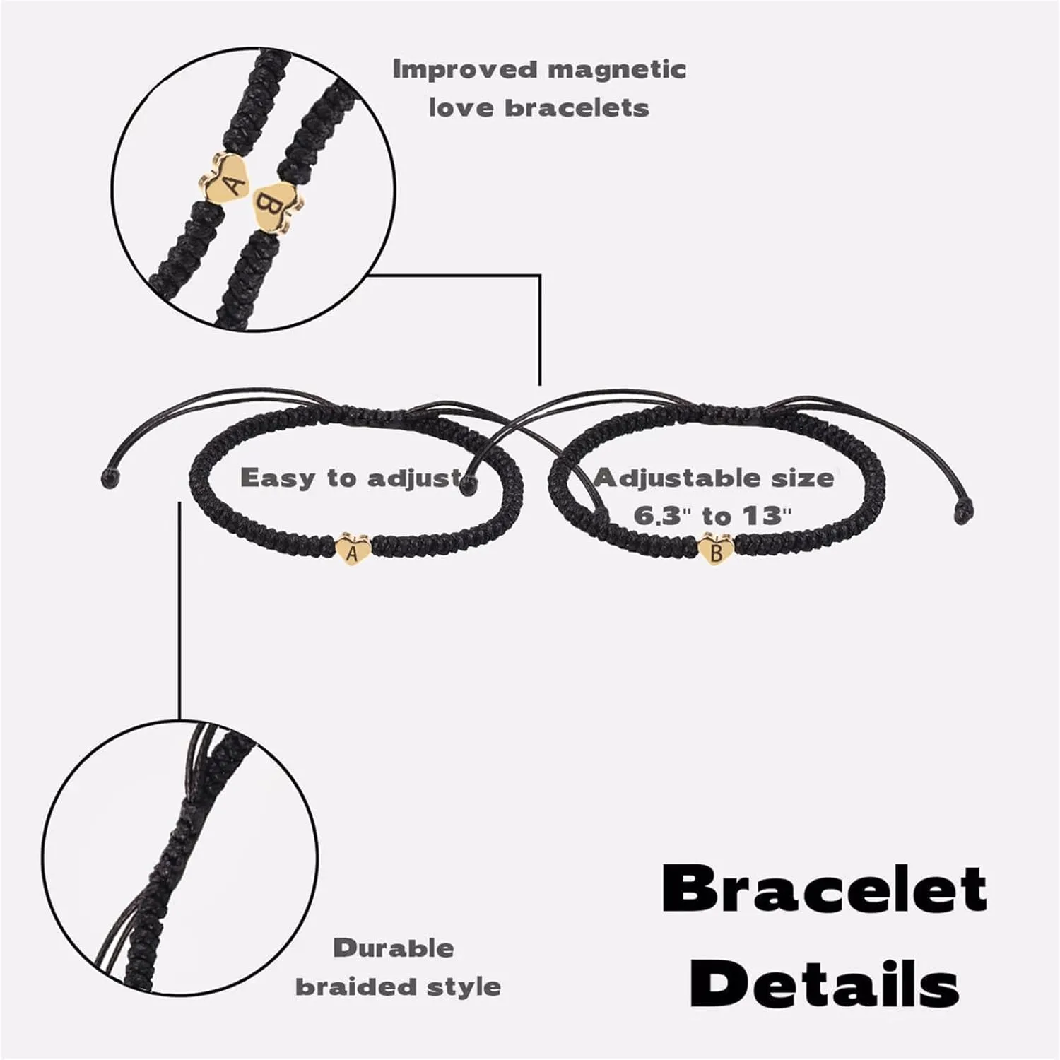 Initial Bracelets for Teen Girls Boys,Initial Bracelets Y Letter Bracelets Charm Bracelets,Heart Initial Bracelets 26 Letters Adjustable Bracelets Birthday Graduation Mother's Day Gift(Y)