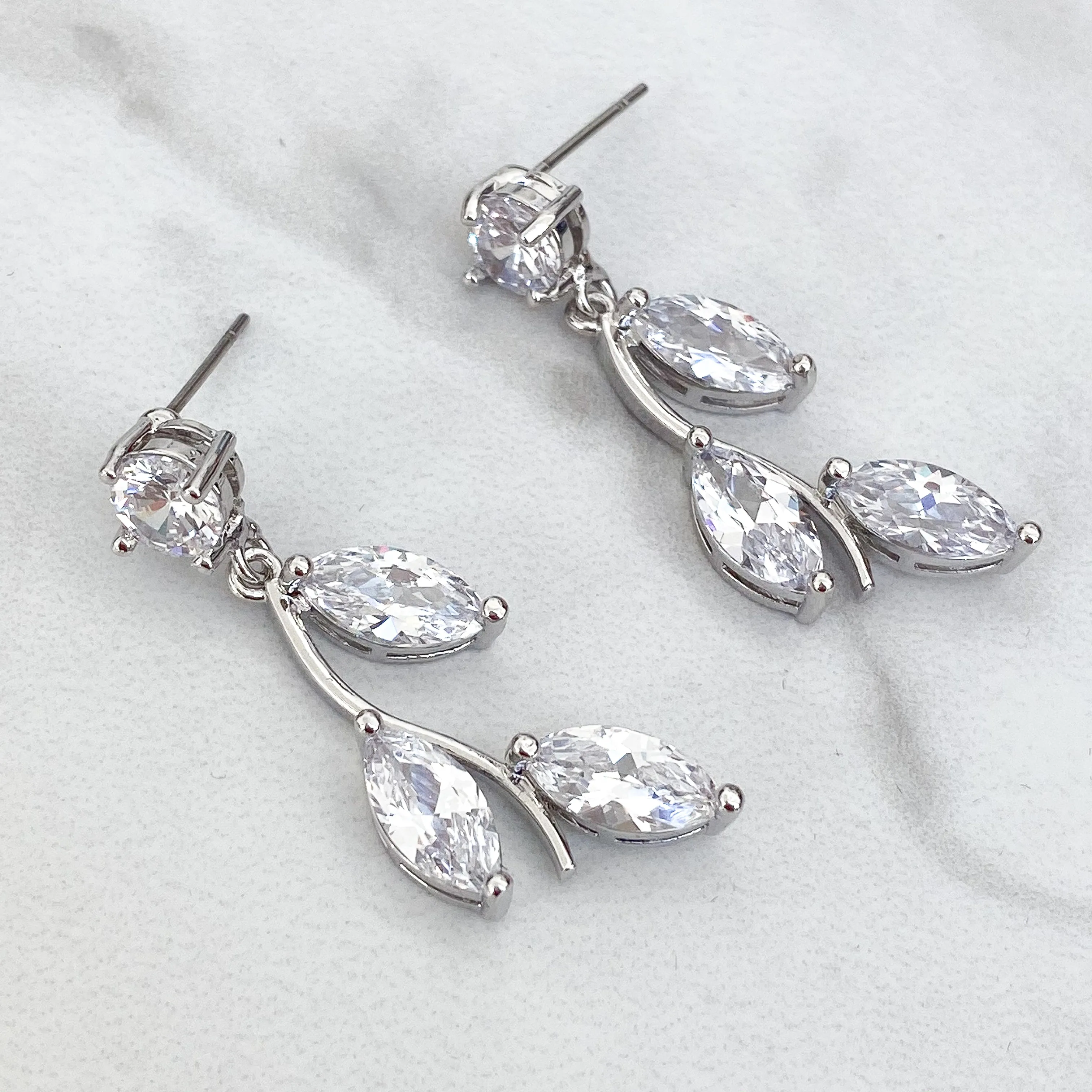 LAYLA Crystal Necklace Set (Silver/Gold)