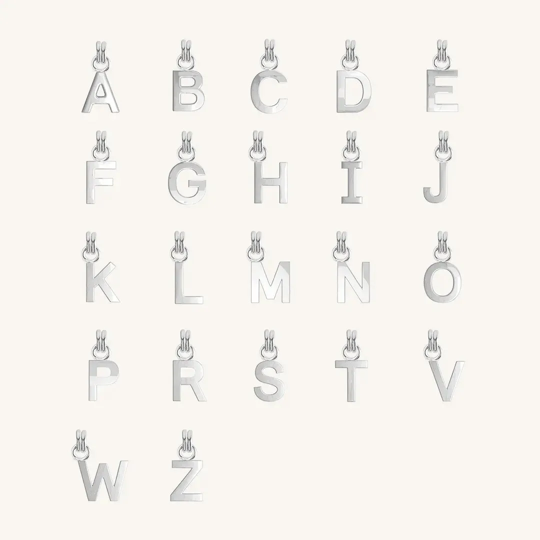 Letter Necklace Rope Chain