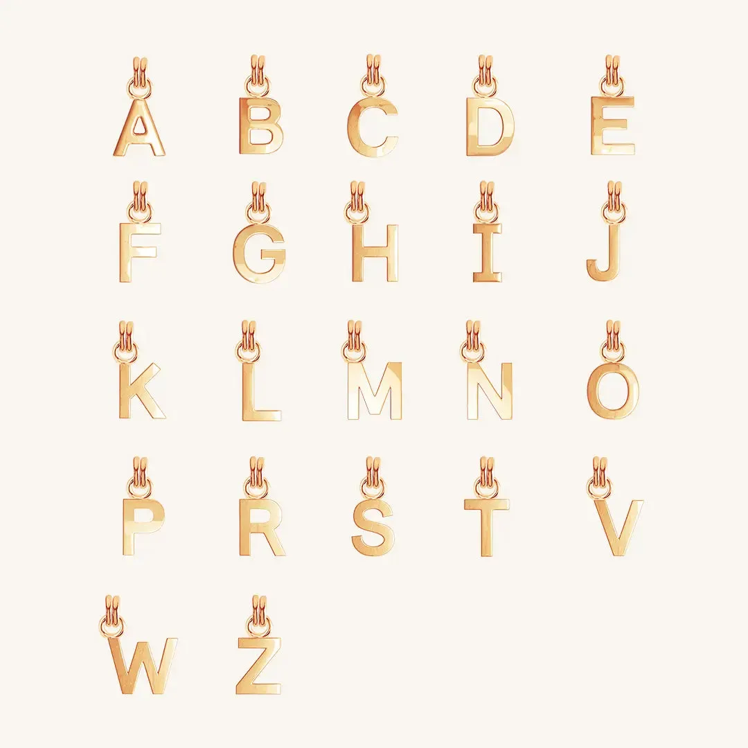 Letter Necklace Rope Chain
