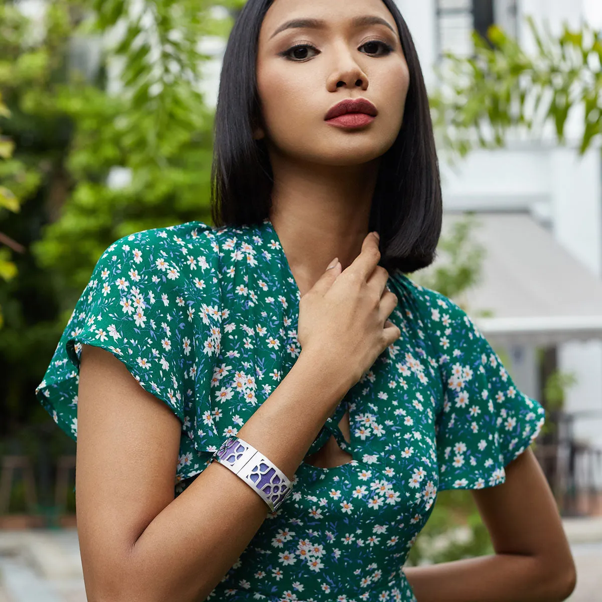 Lotus Bangle - Kopi-O Brown