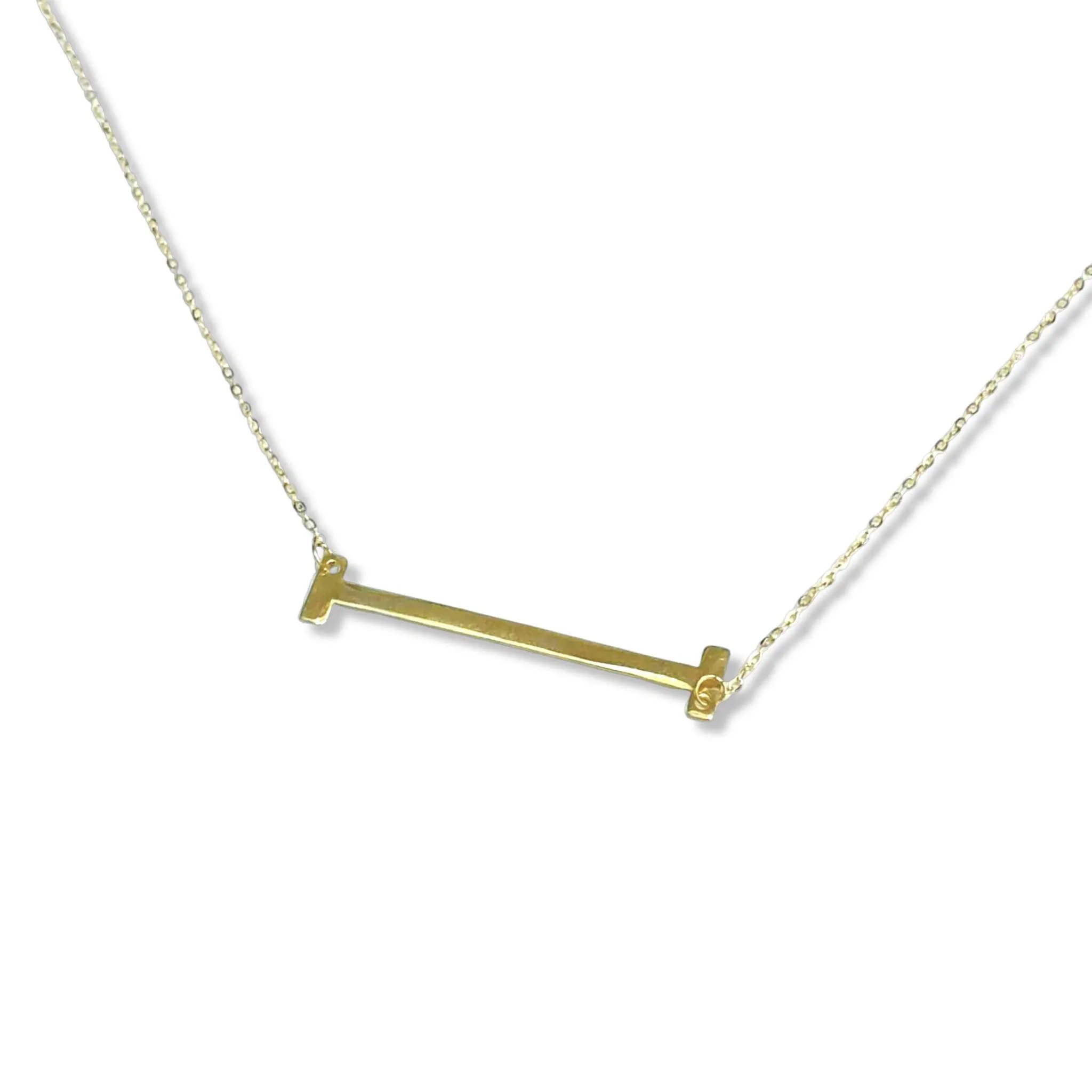 #LVNA2024 | Large Golden Alphabet Letter Necklace 18kt 20”