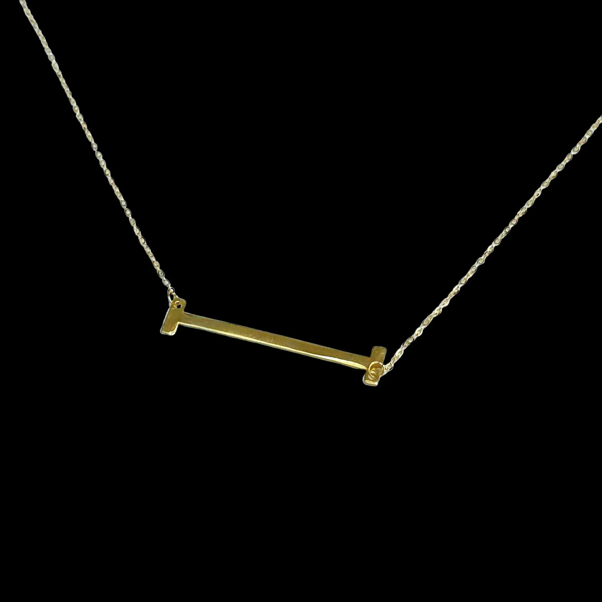 #LVNA2024 | Large Golden Alphabet Letter Necklace 18kt 20”
