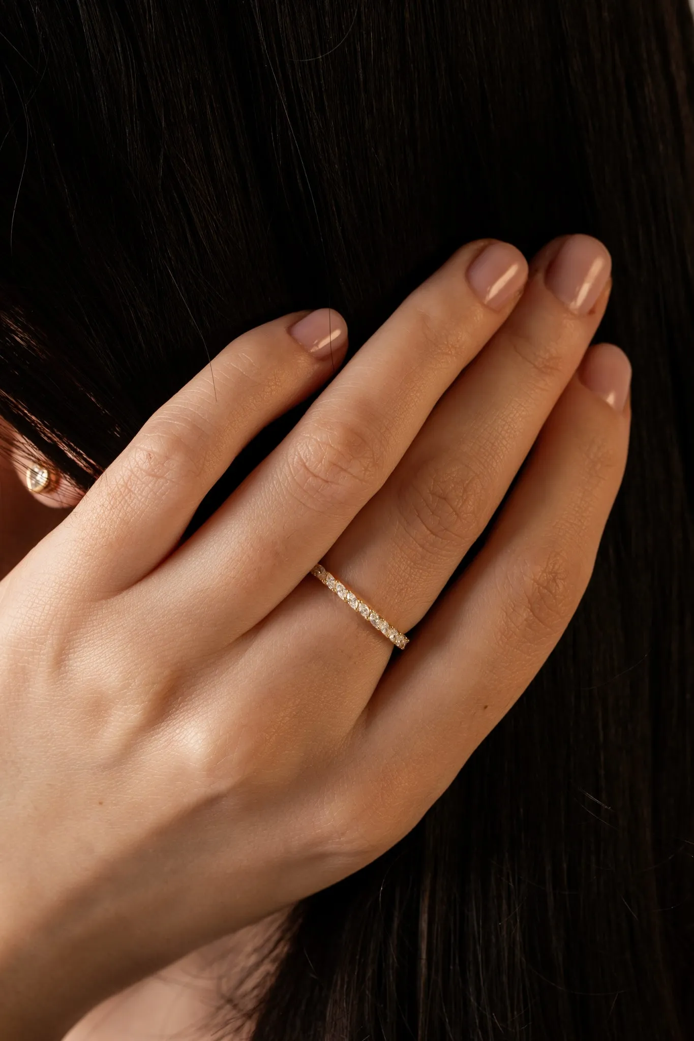 Marquise Half Eternity Ring