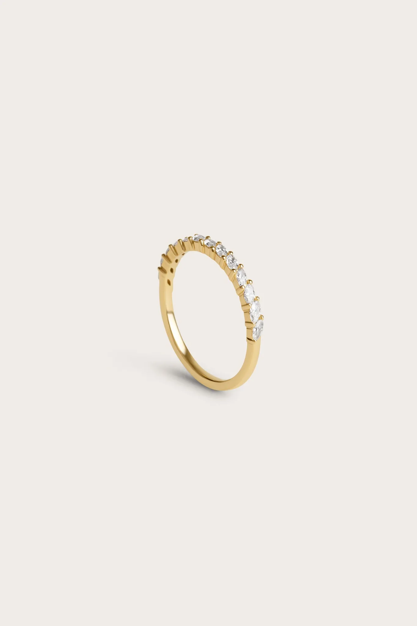 Marquise Half Eternity Ring