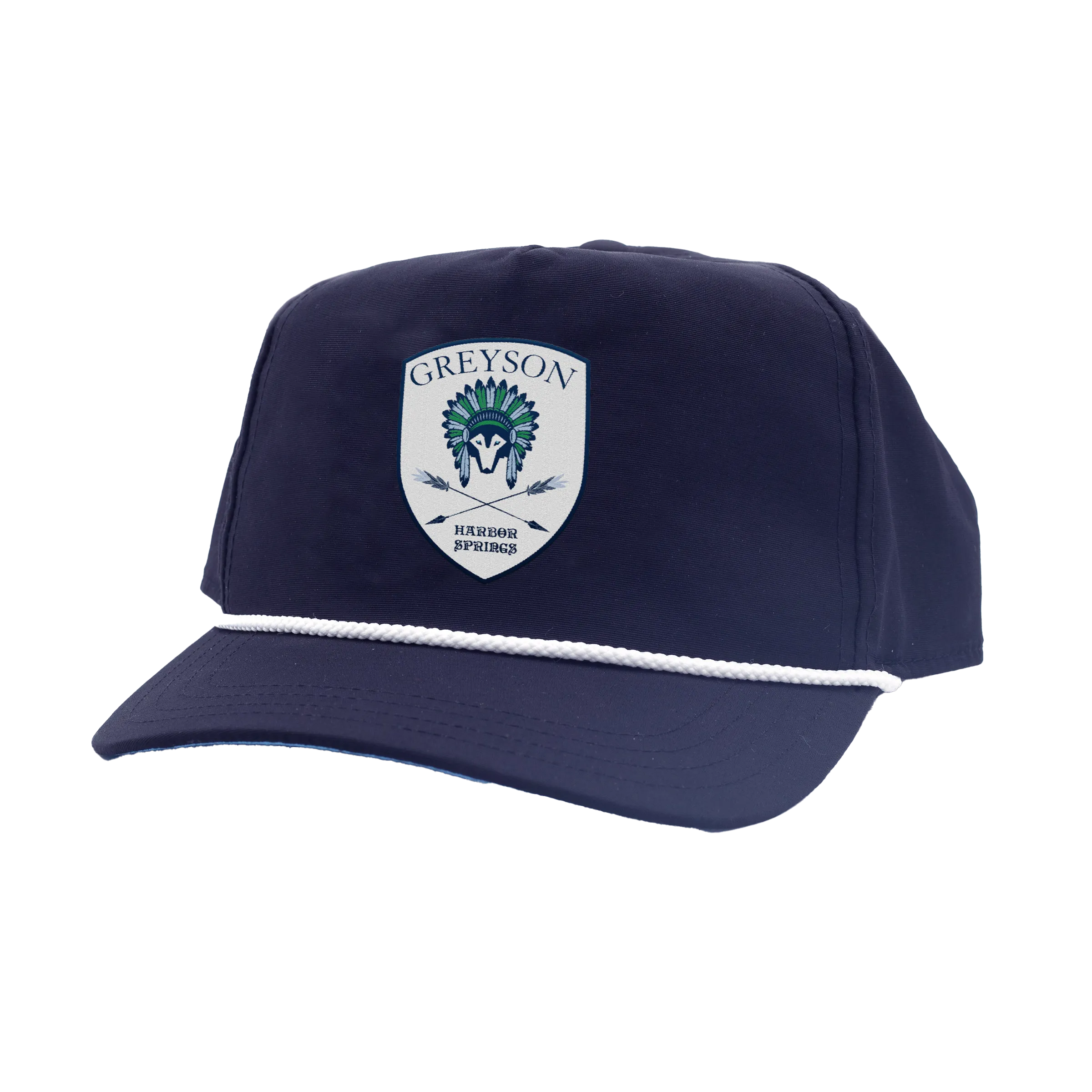 Members Only Wise Wolf Shield Rope Hat