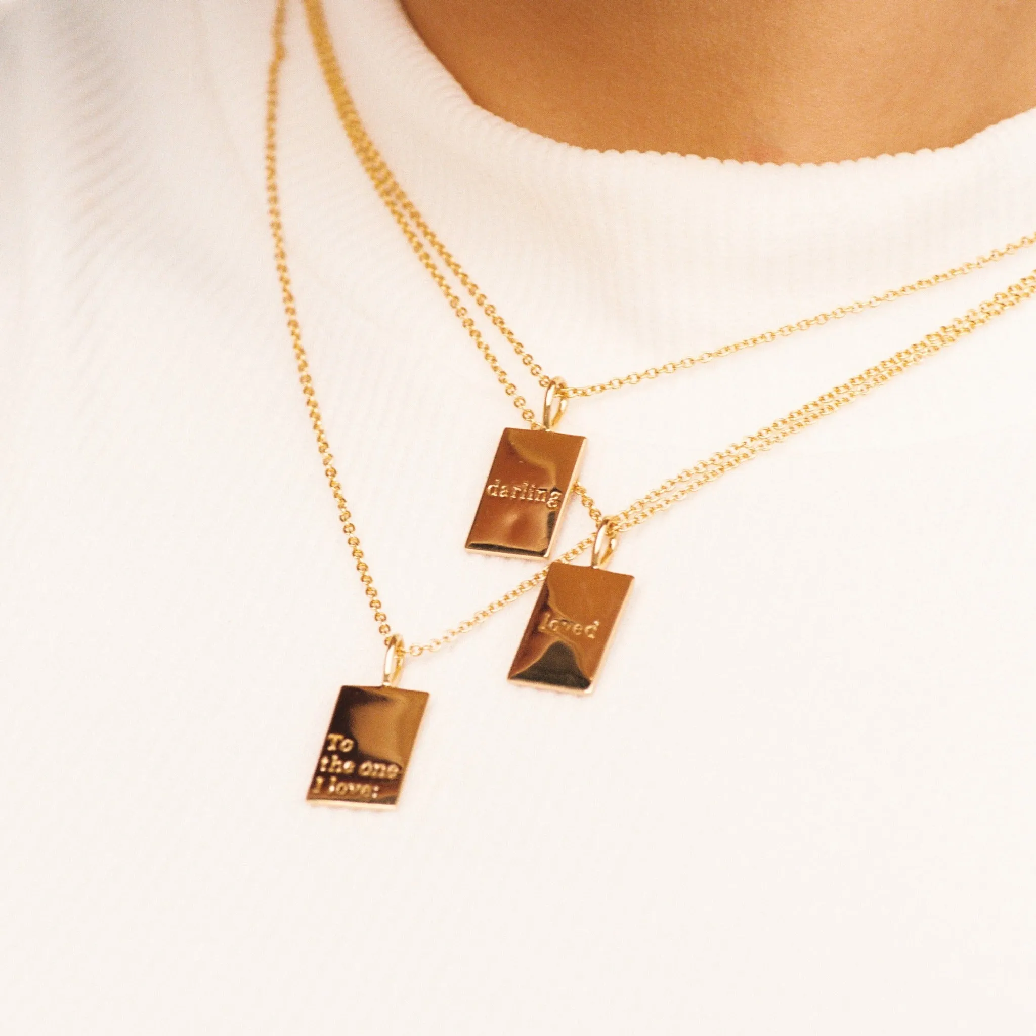 Memento Necklace 'To The One I Love'