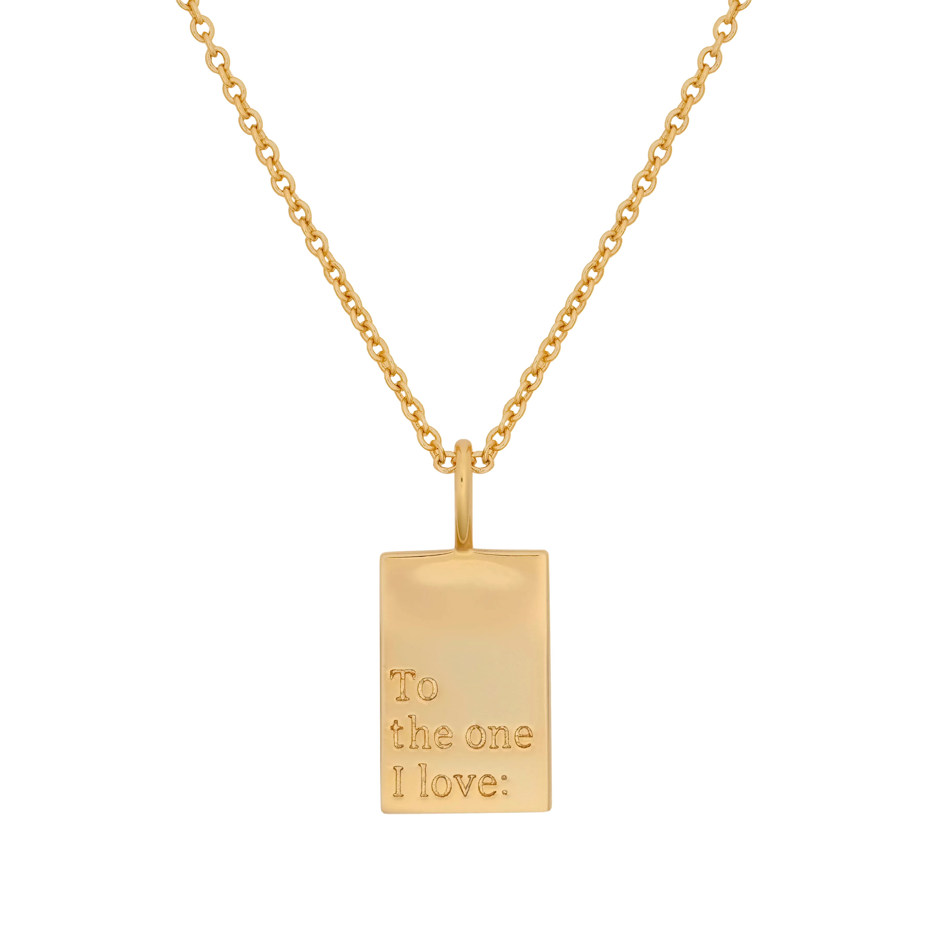 Memento Necklace 'To The One I Love'