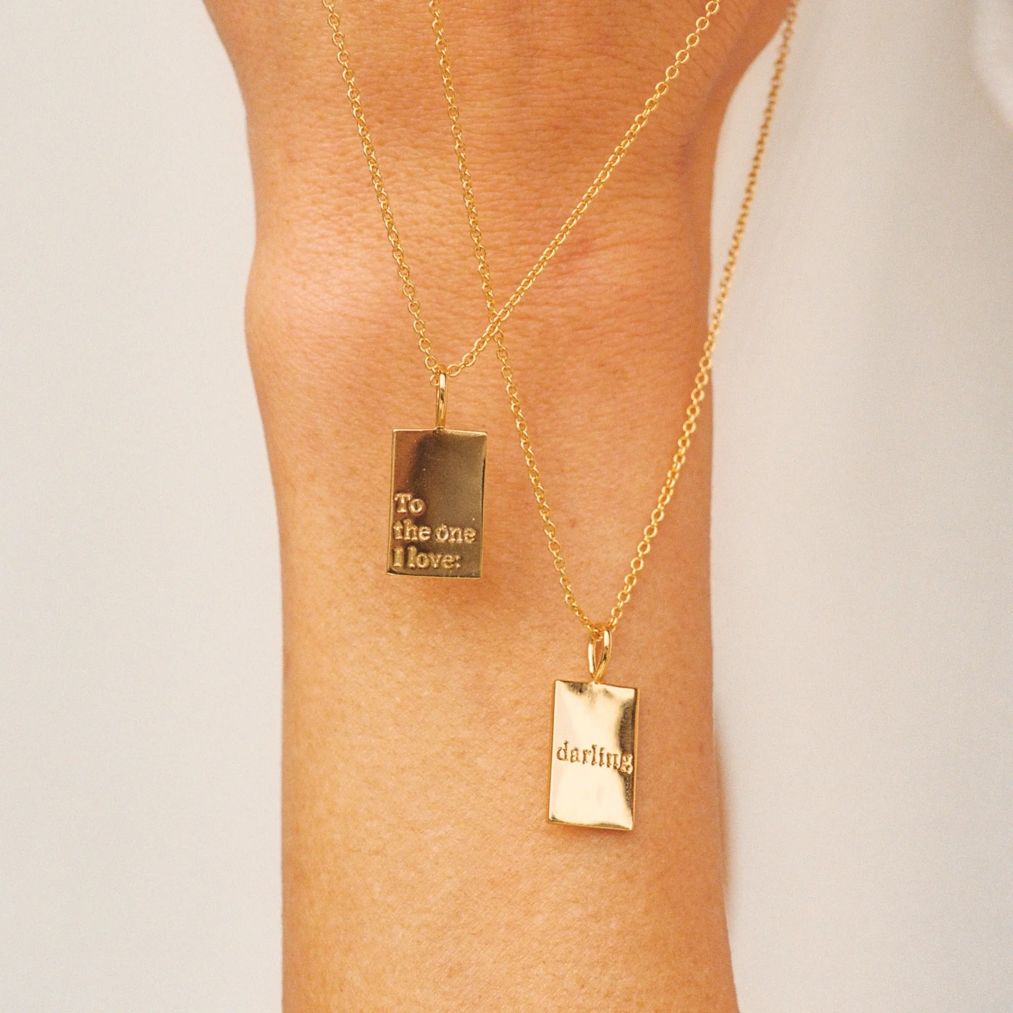 Memento Necklace 'To The One I Love'