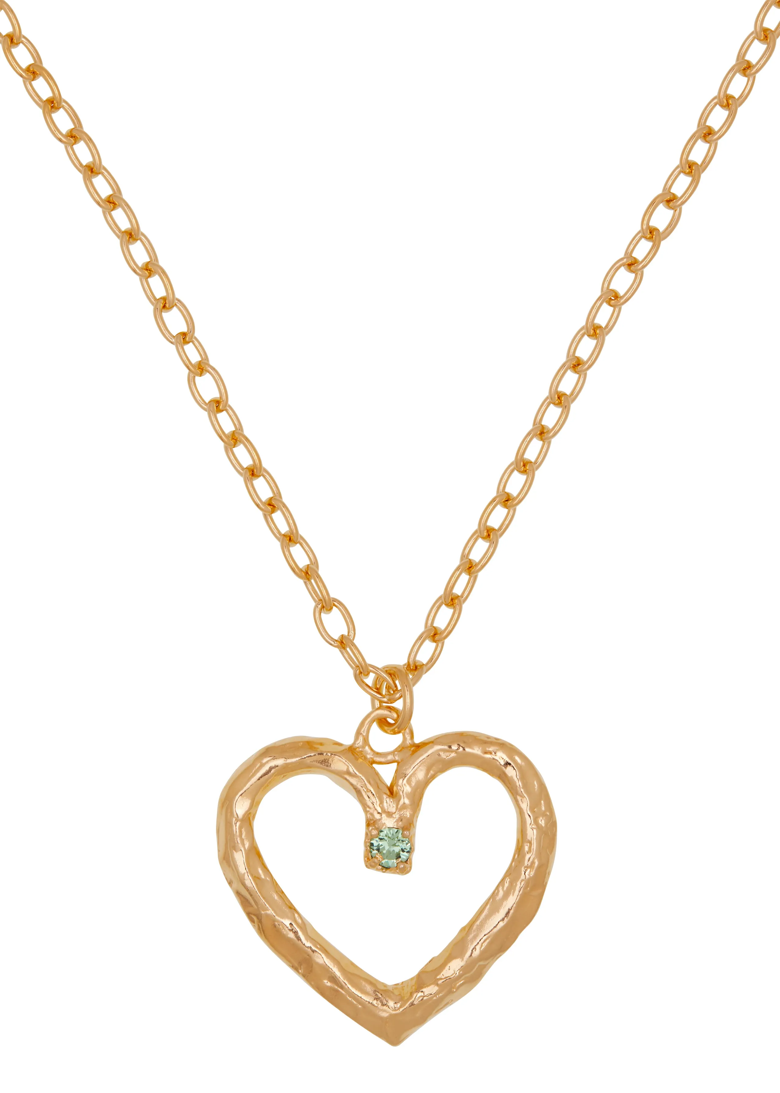 Moi Necklace in Gold - Peridot