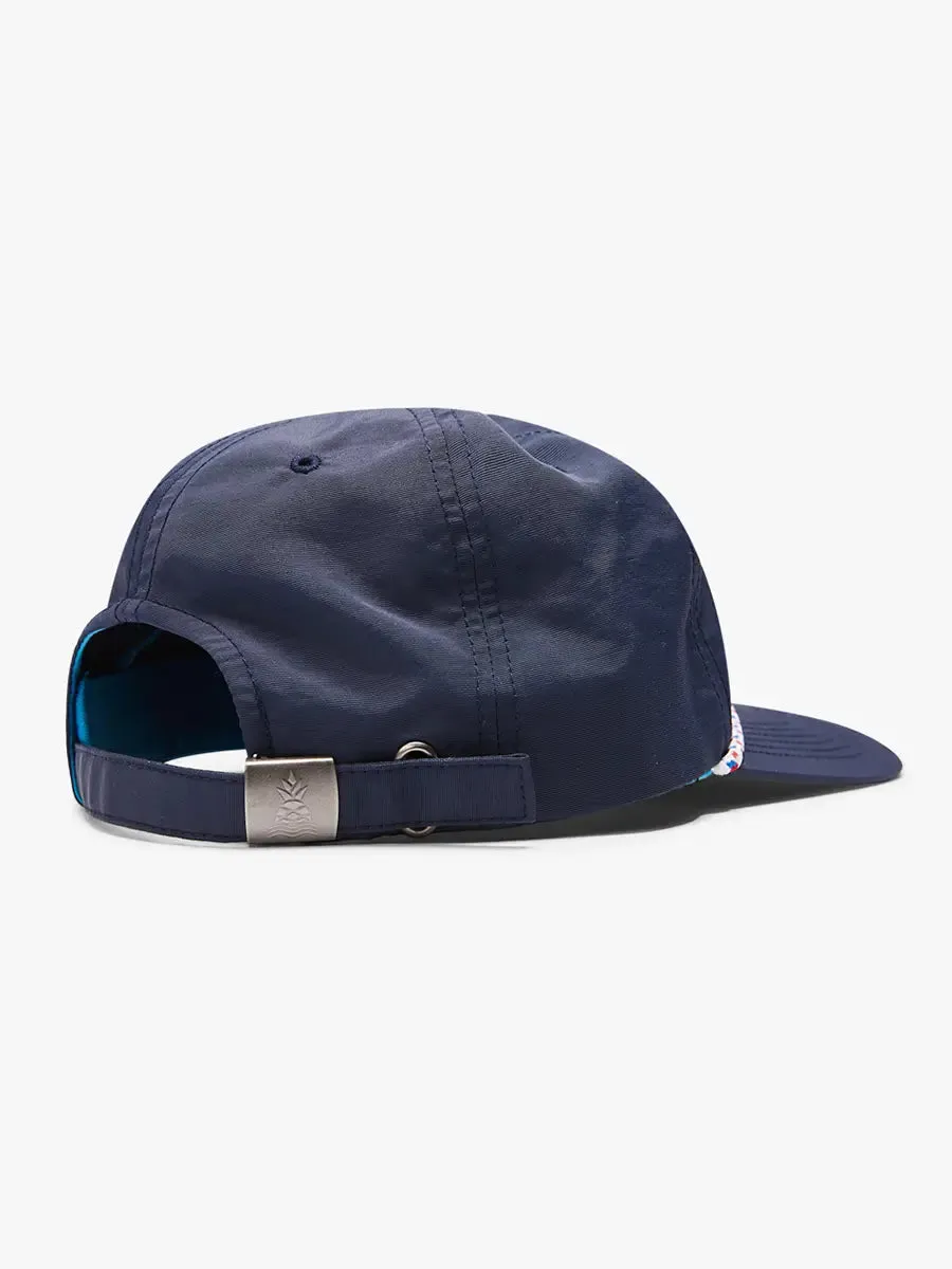 Navy Nylon Rope Hat